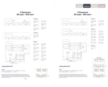 OLA EC Floor Plan - 3 Bedroom B1