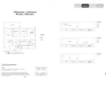 OLA EC Floor Plan - 3 Bedroom B4