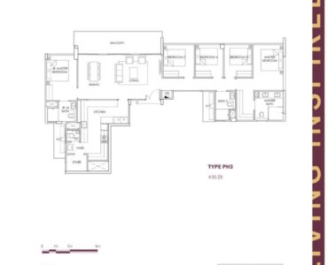 OLA EC Floor Plan - 5 Bedroom PH3